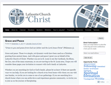 Tablet Screenshot of lafayettechurch.org